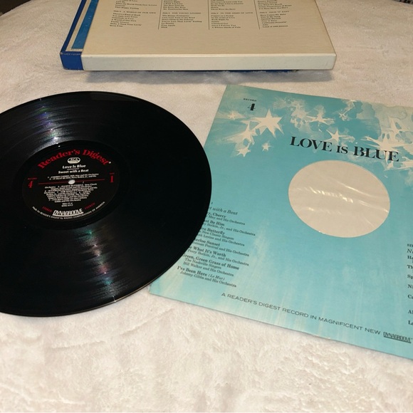 Love is Blue Music in a Mellow Mood 4 LP Record Album Set Reader’s Digest - Picture 9 of 11